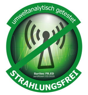 FR.ED Strahlungsfrei-Siegel